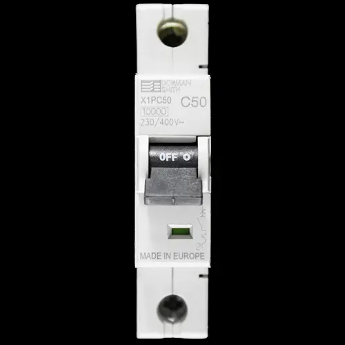 DORMAN SMITH 50 AMP CURVE C 10kA MCB CIRCUIT BREAKER X1PC50