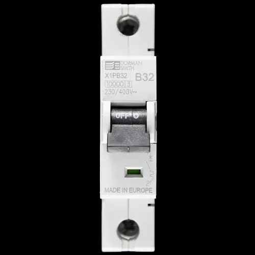 DORMAN SMITH 32 AMP CURVE B 10kA MCB CIRCUIT BREAKER X1PB32