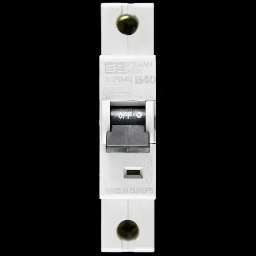 DORMAN 40 AMP CURVE B 10kA MCB CIRCUIT BREAKER X1PB40