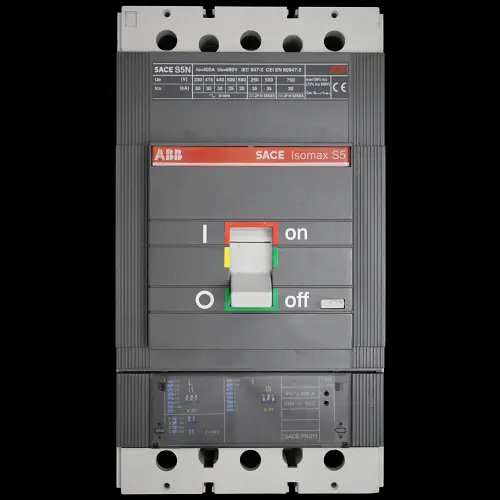 ABB 400 AMP 35kA TRIPLE POLE MCCB SACE ISOMAX S5N 1SDA017717R1