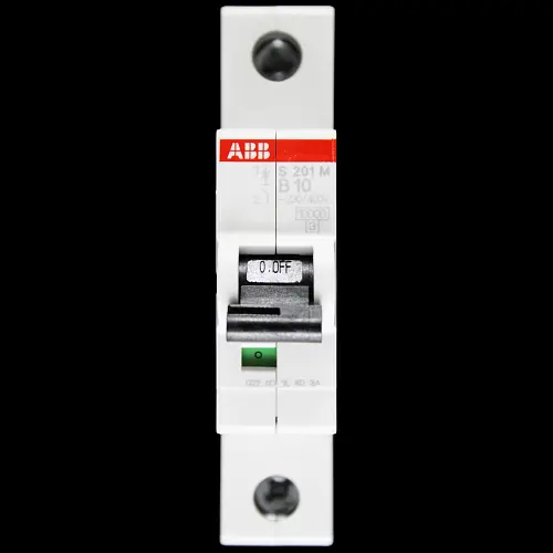 ABB 10 AMP CURVE B 10kA MCB CIRCUIT BREAKER 2CDS271001R0105 S201M