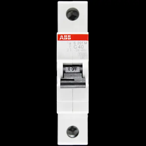 ABB 40 AMP CURVE C 10kA MCB CIRCUIT BREAKER S201M 2CDS271001R0404