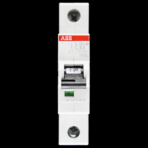 ABB 63 AMP CURVE C 10kA MCB CIRCUIT BREAKER 2CDS271001R0634 S201M