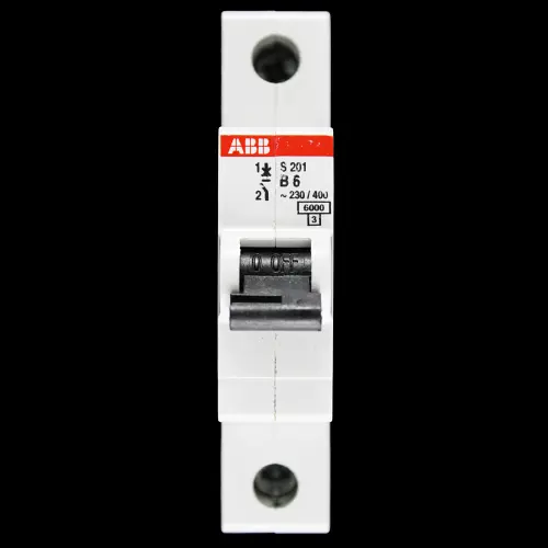 ABB 6 AMP CURVE B 6kA MCB CIRCUIT BREAKER 2CDS251001R0065 S201