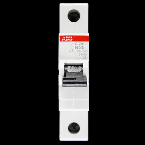 ABB 25 AMP CURVE B 6kA MCB CIRCUIT BREAKER 2CDS251001R0255 S201