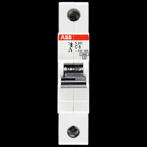 ABB 8 AMP CURVE C 6kA MCB CIRCUIT BREAKER 2CDS251001R0084 S201