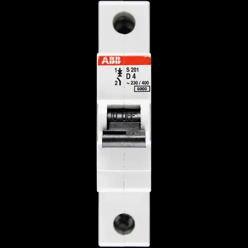ABB 4 AMP CURVE D 6kA MCB CIRCUIT BREAKER 2CDS251001R0041 S201