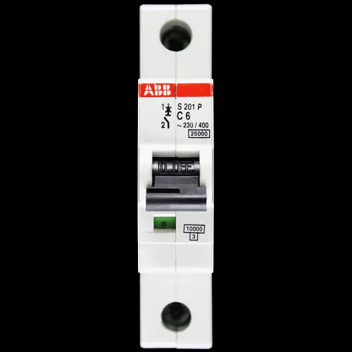 ABB 6 AMP CURVE C 25kA MCB CIRCUIT BREAKER 2CDS281001R0064 S201P
