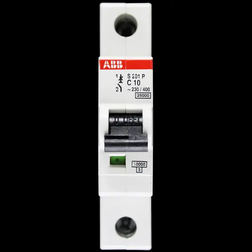 ABB 10 AMP CURVE C 25kA MCB CIRCUIT BREAKER 2CDS281001R0104 S201P