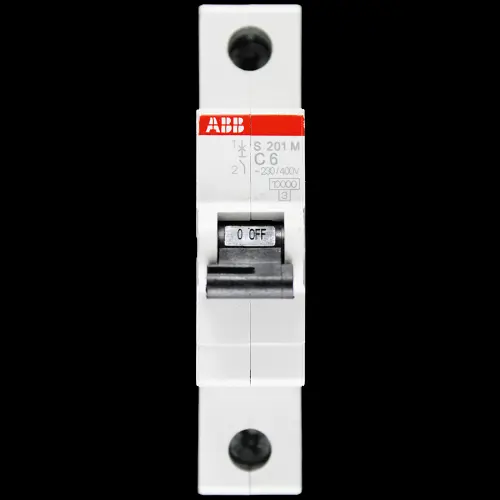 ABB 6 AMP CURVE C 10kA MCB CIRCUIT BREAKER 2CDS271001R0064 S201M