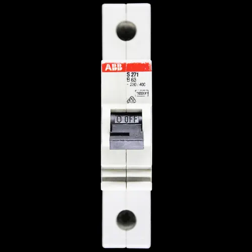 ABB 63 AMP CURVE B 10kA MCB CIRCUIT BREAKER S271