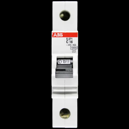 ABB 16 AMP CURVE C 10kA MCB CIRCUIT BREAKER S271