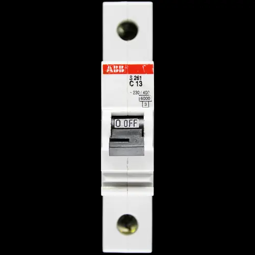 ABB 13 AMP CURVE C 6kA MCB CIRCUIT BREAKER S261