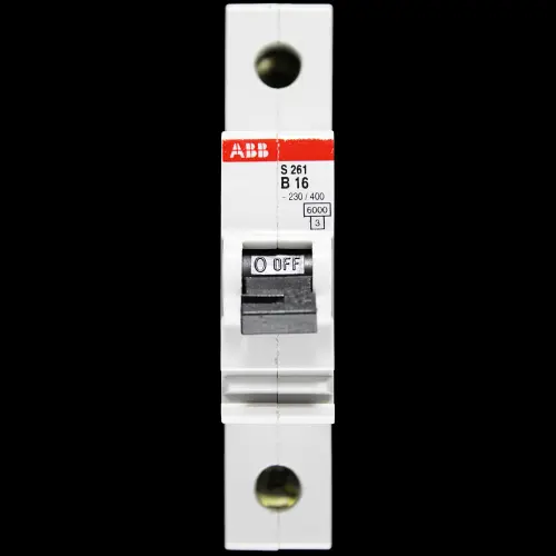ABB 16 AMP CURVE B 6kA MCB CIRCUIT BREAKER S261