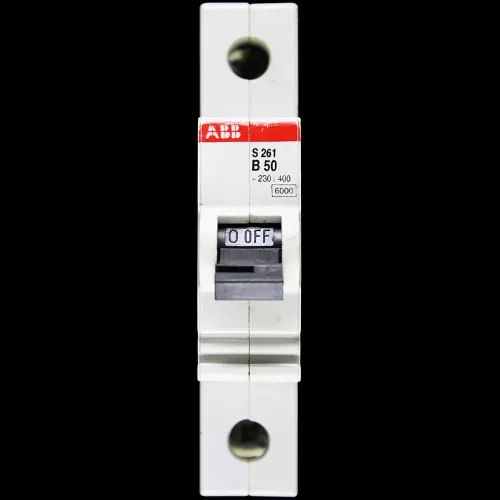 ABB 50 AMP CURVE B 6kA MCB CIRCUIT BREAKER S261