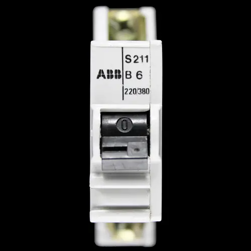 ABB 6 AMP CURVE B MCB CIRCUIT BREAKER S211