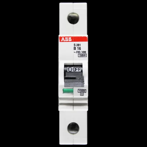 ABB 16 AMP CURVE B 25kA MCB CIRCUIT BREAKER S281