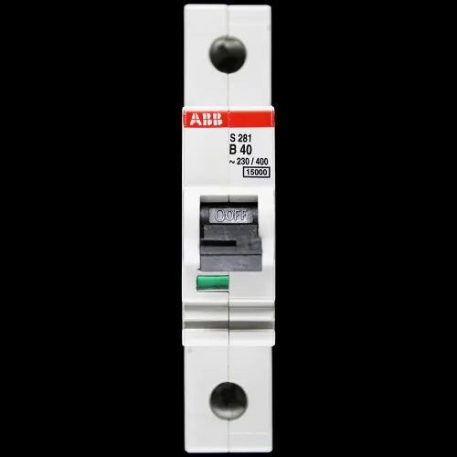 ABB 40 AMP CURVE B 15kA MCB CIRCUIT BREAKER S281
