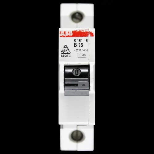 ABB 16 AMP CURVE B 6kA MCB CIRCUIT BREAKER STOTZ S161S