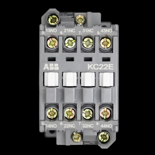 ABB 10 AMP 2NO 2NC CONTACTOR 48VDC COIL KC22E FPH1413001R1226