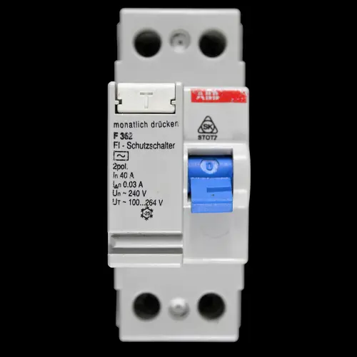 ABB 40 AMP 30mA DOUBLE POLE RCD TYPE AC F362