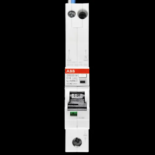 ABB 16 AMP CURVE C 10kA 30mA RCBO TYPE AC DSE201 M 2CSR275051R1164