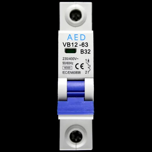 AED 32 AMP CURVE B 6kA MCB CIRCUIT BREAKER VB12-63