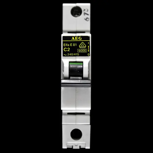 AEG C 2 MCB 6kA CIRCUIT BREAKER ELFA E81