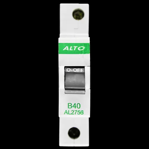 ALTO B 40 MCB 6kA CIRCUIT BREAKER AL2756 RED CLIP