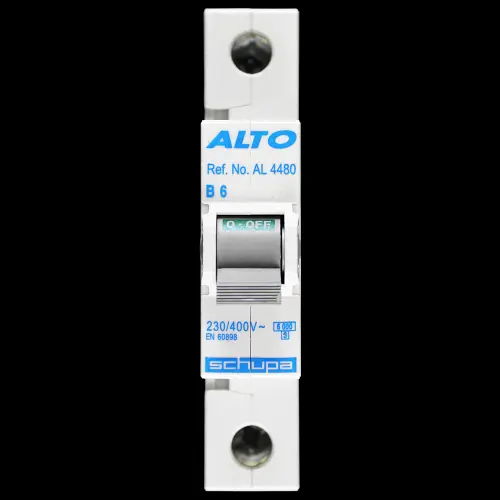 ALTO 6 AMP CURVE B 6kA MCB CIRCUIT BREAKER AL4480 SCHUPA