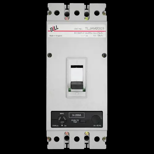 BILL 200 AMP 25kA TRIPLE POLE MCCB TLJAM2003