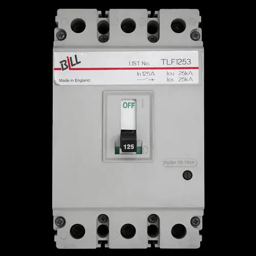 BILL 125 AMP 25kA TRIPLE POLE MCCB TLF1253