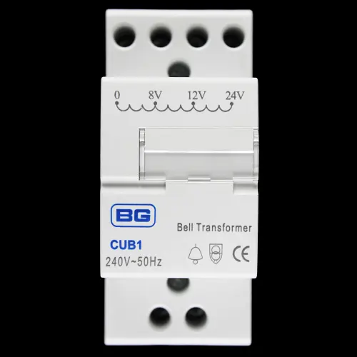 BG BRITISH GENERAL 8V 12V 24V DOORBELL TRANSFORMER 240V CUB1-01