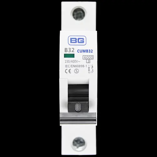 BG BRITISH GENERAL 32 AMP CURVE B 6kA MCB CIRCUIT BREAKER CUMB32 S4