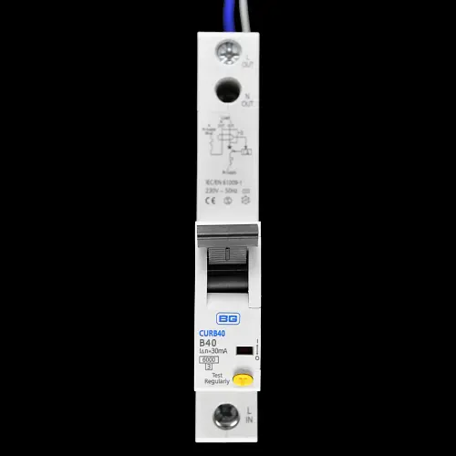 BG BRITISH GENERAL 40 AMP CURVE B 6kA 30mA RCBO TYPE AC CURB40