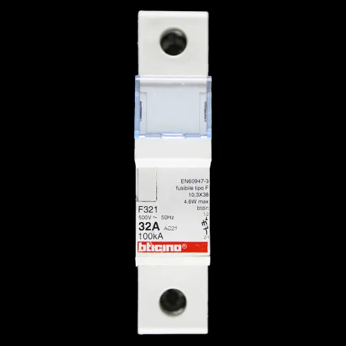 BTICINO 32 AMP 10.3 X 38 HRC FUSE HOLDER CARRIER F321