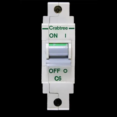 CRABTREE 6 AMP CURVE C M9 MCB CIRCUIT BREAKER POLESTAR