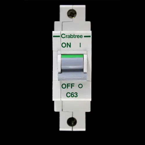 CRABTREE 63 AMP CURVE C 16kA MCB CIRCUIT BREAKER POLESTAR