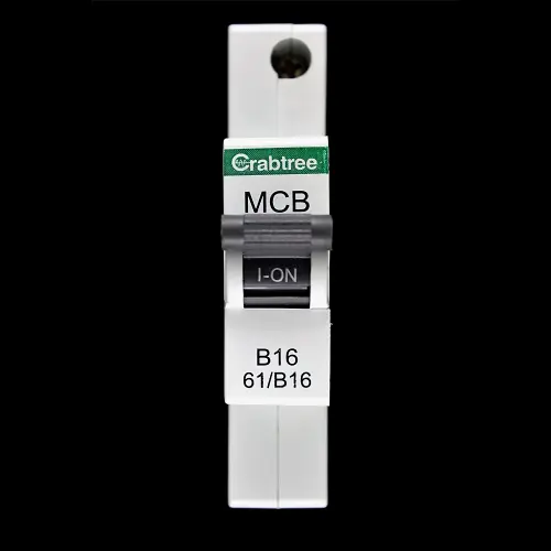 CRABTREE 16 AMP CURVE B 6kA MCB CIRCUIT BREAKER STARBREAKER 61/B16