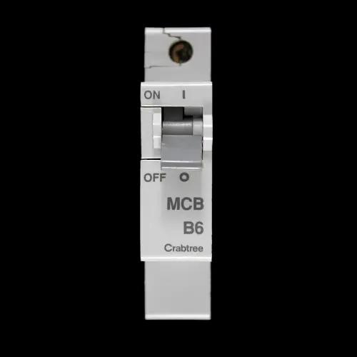 CRABTREE 6 AMP CURVE B M6 MCB CIRCUIT BREAKER STARBREAKER