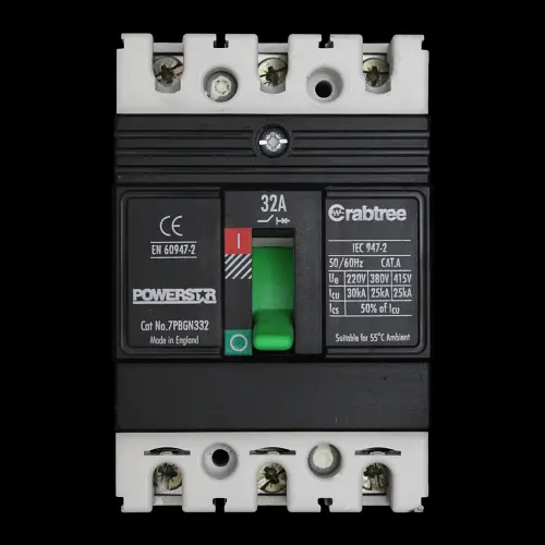 CRABTREE 32 MCCB TRIPLE POLE 25kA 7PBGN332 POWERSTAR
