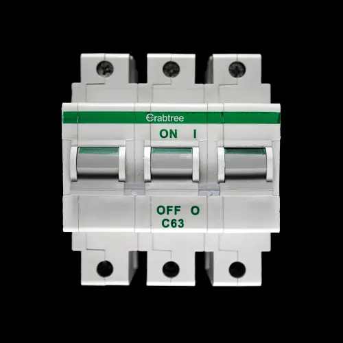 CRABTREE C 63 MCB TRIPLE POLE 16kA CIRCUIT BREAKER POLESTAR 63C/63