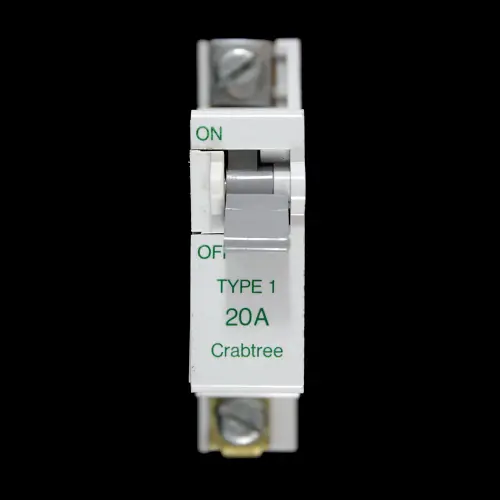 CRABTREE 20 AMP TYPE 1 M6 MCB CIRCUIT BREAKER SB6000