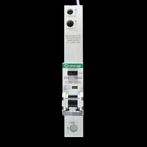 CRABTREE 32 AMP CURVE B 6kA 30mA RCBO TYPE A 61/B13230 STARBREAKER WC