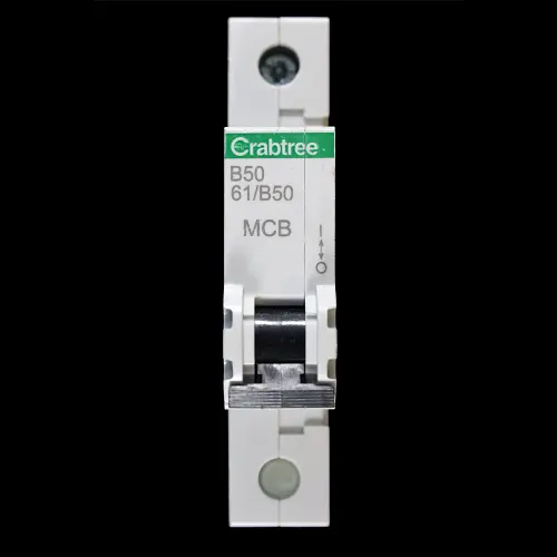CRABTREE 50 AMP CURVE B 6kA MCB CIRCUIT BREAKER STARBREAKER 61/B50 NS