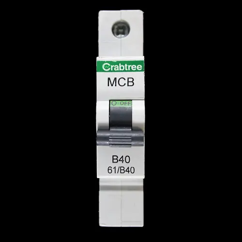 CRABTREE 40 AMP CURVE B 6kA MCB CIRCUIT BREAKER STARBREAKER 61/B40 BC