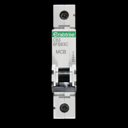CRABTREE C 63 MCB 6kA CIRCUIT BREAKER LOADSTAR 6FS63C