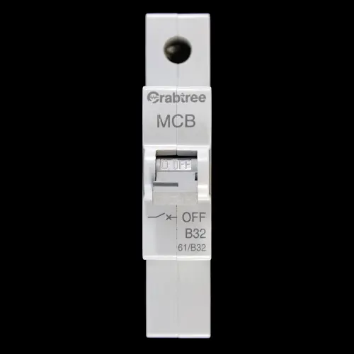 CRABTREE 32 AMP CURVE B 6kA MCB CIRCUIT BREAKER 61/B32 STARBREAKER G