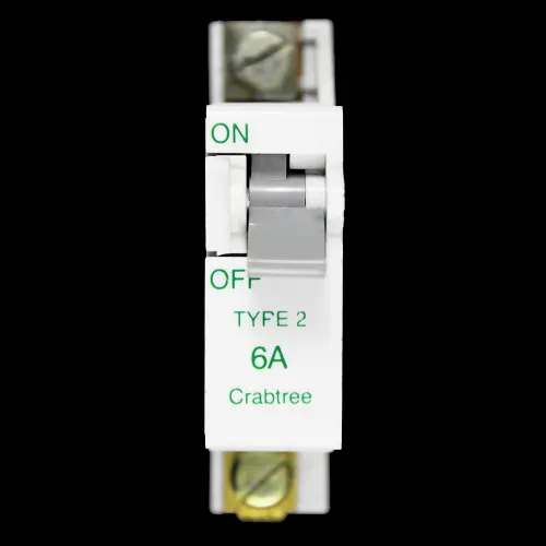 CRABTREE 6 AMP TYPE 2 M6 MCB CIRCUIT BREAKER SB6000