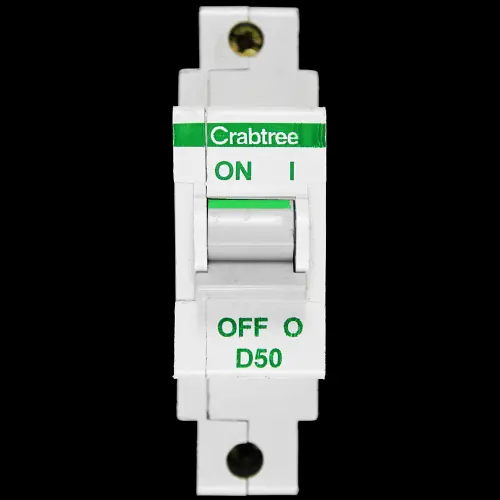 CRABTREE 50 AMP CURVE D 10kA MCB CIRCUIT BREAKER POLESTAR